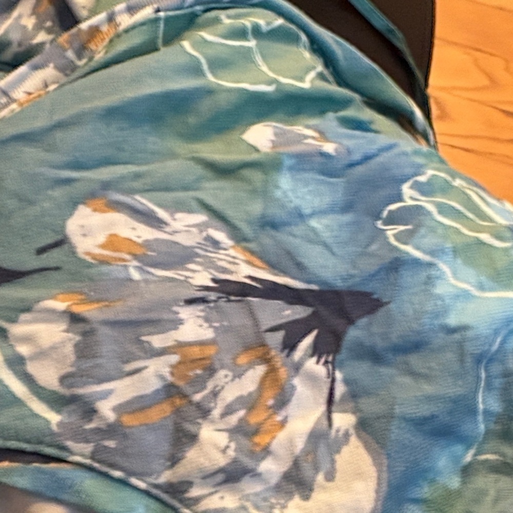 Style & Co. Blue Floral Mini Dress - Picture 2 of 3